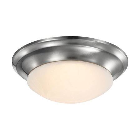 Nuvo Lighting 19W 11" LED Twist/Lock Flush, Dim Brushed Nickel Frosted Glass 62/1563